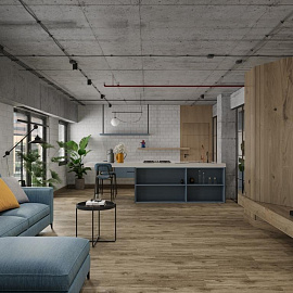 Виниловый ламинат Alpine Floor ВЕНГЕ ГРЕЙ