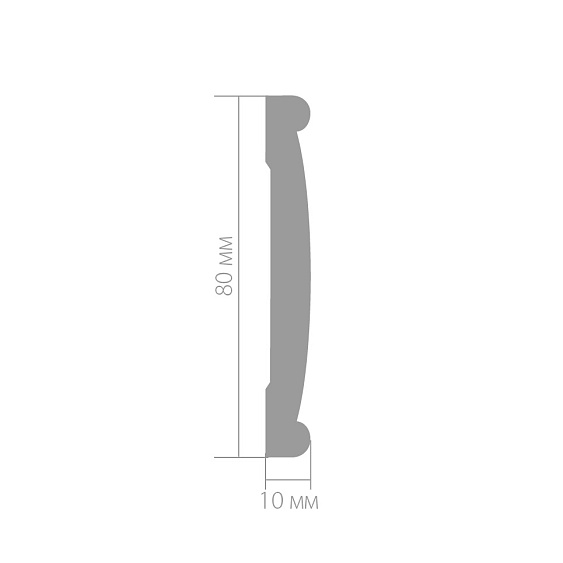 Фото товара ultrawood Ultrawood Наличник Ultrawood арт. N 0008 (2440 х 80 х 10)