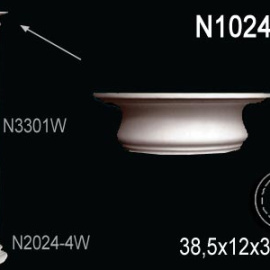 Перфект Перфект Капитель колонны N1024-1W из полиуретана