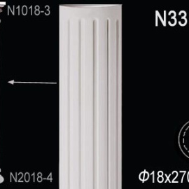 Перфект Перфект Тело полуколонны из полиуретана N3318L