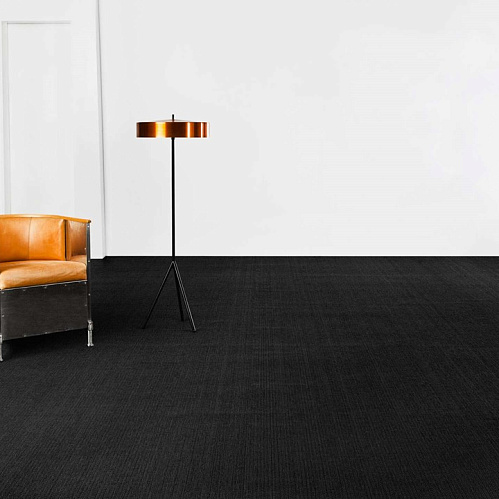 Фото товара виниловый ламинат Bolon SISAL PLAIN BLACK