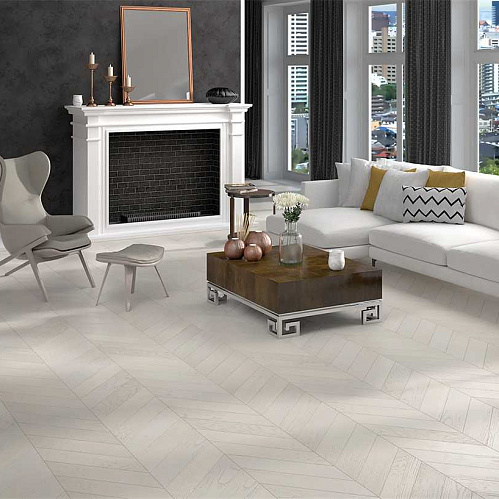 Фото товара паркет ёлка Gran Parte Бианко