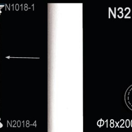 Перфект Перфект Тело полуколонны из полиуретана N3218