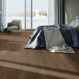 Паркетная доска Tarkett Дуб Шоколадный браш