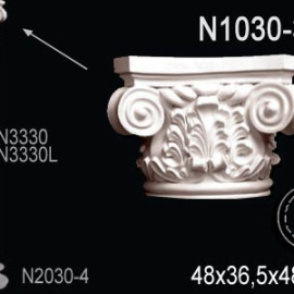 Перфект Перфект Капитель полуколонны N1030-3 из полиуретана
