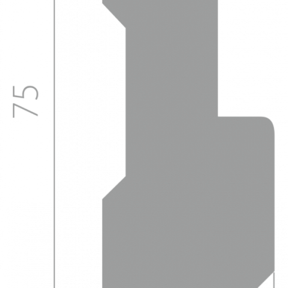 Фото товара ultrawood Ultrawood Молдинг Ultrawood арт. U 0004 (2200 х 75 х 22)