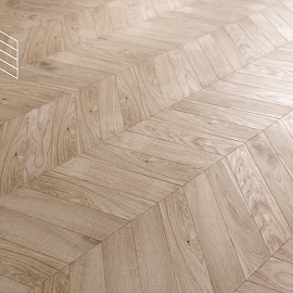 Паркет Ёлка Lab Arte Дуб Натур Concrete 400/313х150х14/3/60°