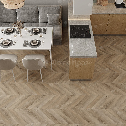 Фото товара виниловый ламинат Alpine Floor Дуб Синистра