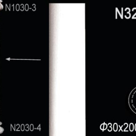 Перфект Перфект Тело полуколонны из полиуретана N3230