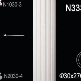 Перфект Перфект Тело полуколонны из полиуретана N3330L