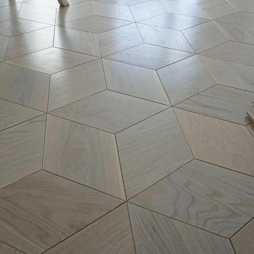 Фото товара модульный паркет Pattern parquet Белое золото