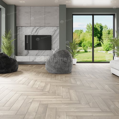 Фото товара виниловый ламинат Alpine Floor Дуб Натуральный Отбеленный