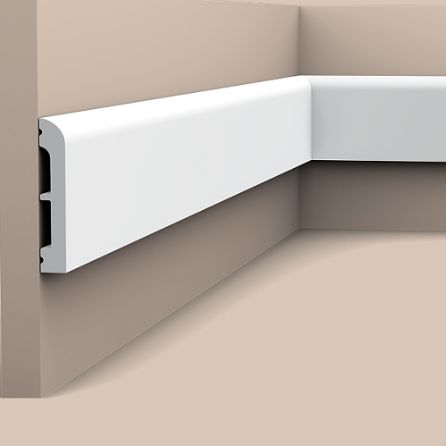 Фото товара плинтус Orac Decor Плинтус гибкий SX183F CASCADE - 7,5*1,3*200см