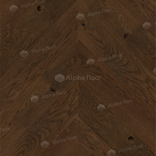 Фото товара паркет ёлка Alpine Floor Дуб Тобакко-сhat