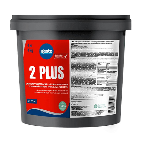 Фото товара клей Kesto Клей Kesto 2 Plus 4 кг
