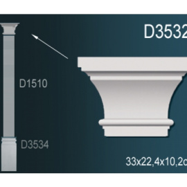 Перфект Перфект Верхняя часть пилястры D3532