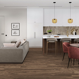Виниловый ламинат Damy Floor Орех Американский