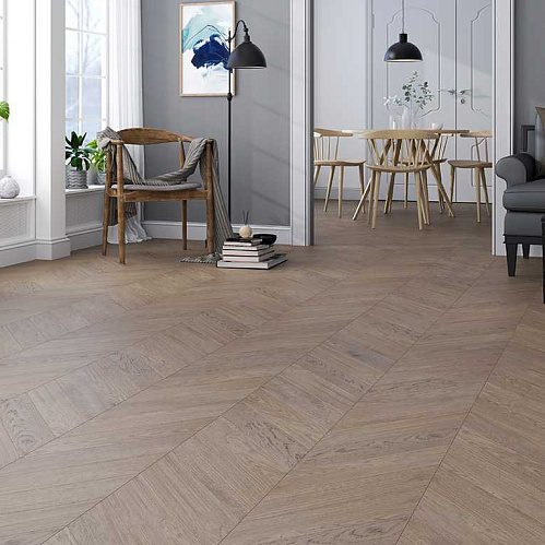 Фото товара паркет ёлка Gran Parte Капучино