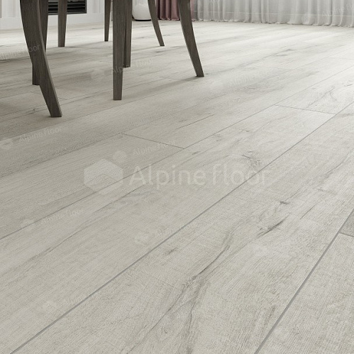 Фото товара виниловый ламинат Alpine Floor Дуб слоновая кость ABA