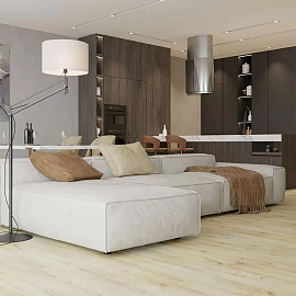 Виниловый ламинат Stone Floor Дуб Морской песок