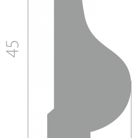 Фото товара ultrawood Ultrawood Молдинг Ultrawood арт. U 0002 (2440 х 45 х 14)