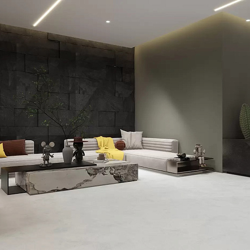 Фото товара виниловый ламинат Stone Floor Серый Мрамор