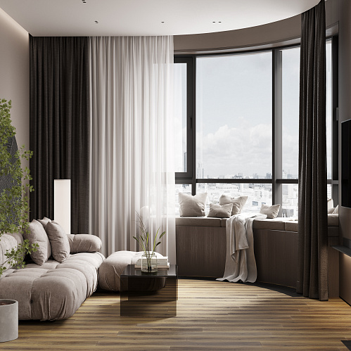 Фото товара виниловый ламинат Firstfloor Коричневый дикий лес