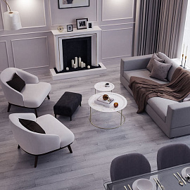 Виниловый ламинат Stone Floor Дуб Ривьера