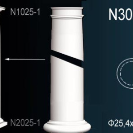 Перфект Перфект Тело полуколонны из полиуретана N3025-1