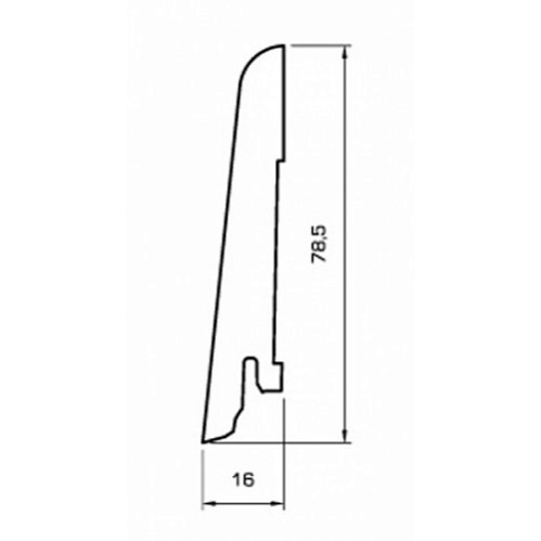Фото товара плинтус Pedross Зебрано