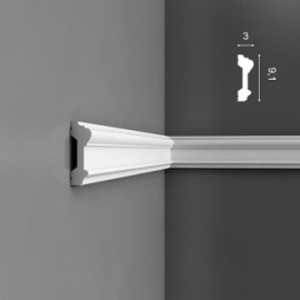 Orac Decor Orac Decor Молдинг P9010 - 9,1*3*200см