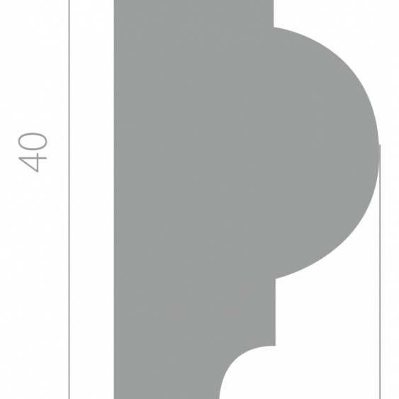 Фото товара ultrawood Ultrawood Молдинг Ultrawood арт. U 0021 (2000 х 40 х 20)