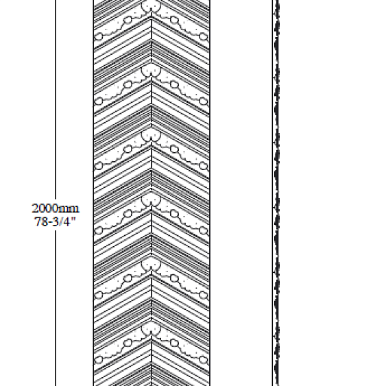 Фото товара orac decor Orac Decor Декоративная панель W130 CHEVRON