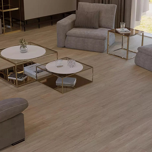 Фото товара виниловый ламинат Stone Floor Дуб Арктическое лето