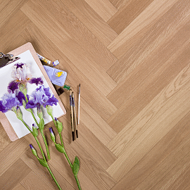 Паркет Ёлка Coswick Сиена натуральная