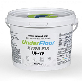 Клей Under Floor Клей универсальный для ПВХ покрытий UnderFloor Xtra Fix UF-79 2,5 кг