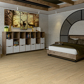 Виниловый ламинат Damy Floor Дуб Латте