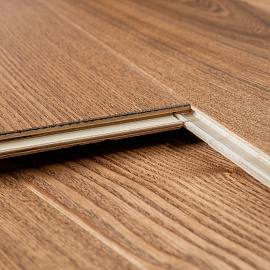 Паркетная доска Amber Wood Ясень Светлый орех