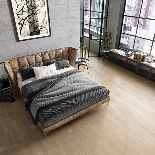 Фото товара виниловый ламинат Alpine Floor Дуб Кремовый