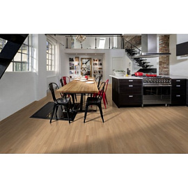 Паркетная доска Upofloor Oak select white oiled 3s