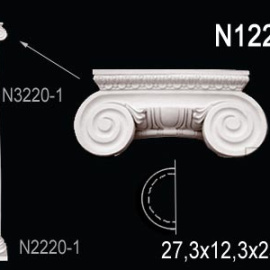 Перфект Перфект Капитель полуколонны N1220-1 из полиуретана
