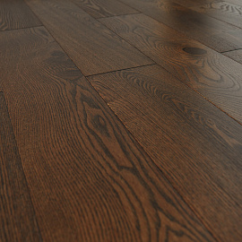 Паркетная доска Amber Wood Ясень Шоколад