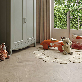 Паркет Ёлка Esta Parket Oak Chevron Nordic S Sandstone