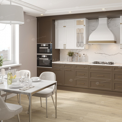 Фото товара виниловый ламинат Alpine Floor Дуб Капучино ABA