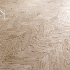 Паркет Ёлка Lab Arte Дуб Селект Concrete 600/450х150х14/3/45°