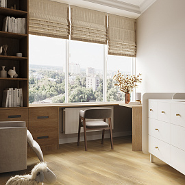 Виниловый ламинат Firstfloor Бежевый старый дуб