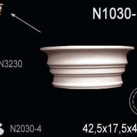 Перфект Перфект Капитель полуколонны N1030-1 из полиуретана