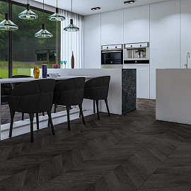 Паркет Ёлка Gran Parte Антрацит