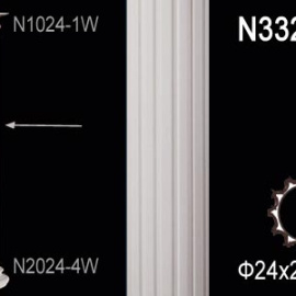 Перфект Перфект Архитектурная колонна из полиуретана N3324W