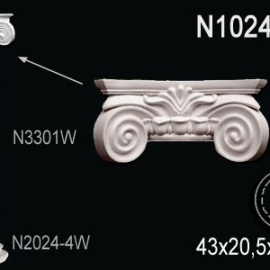 Перфект Перфект Капитель N1024-2W полиуретановая